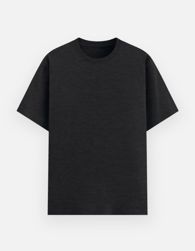 Heather Black Essential T-Shirt