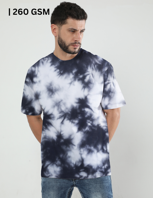 Black Splatter Oversized Tee