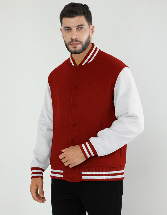 Red Premium Varsity Jacket