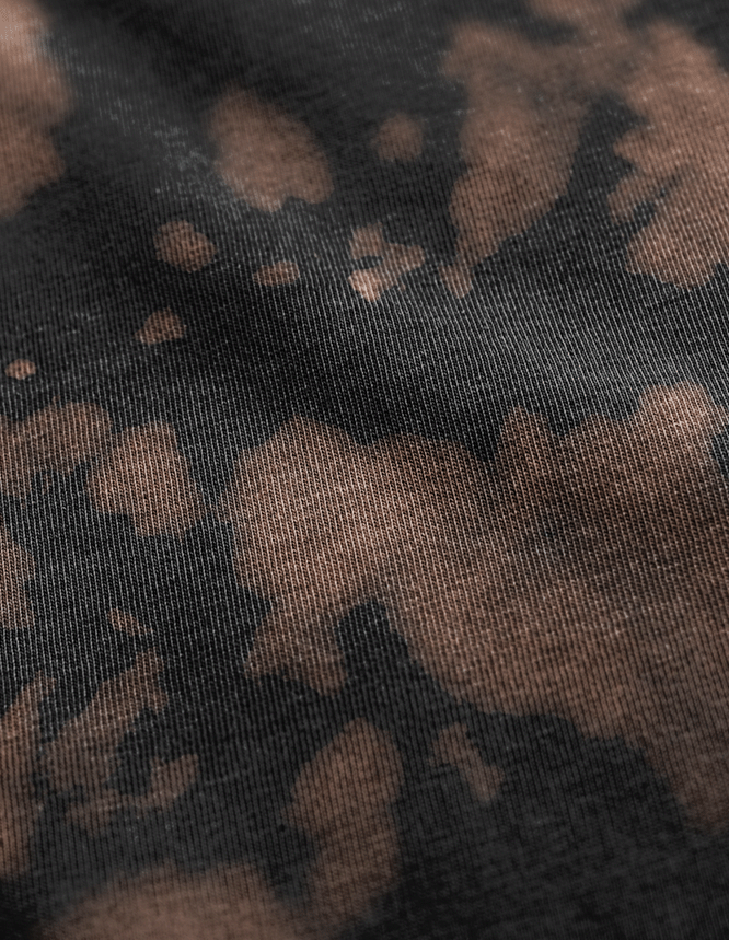 Brown Tie Dye Oversized Tee