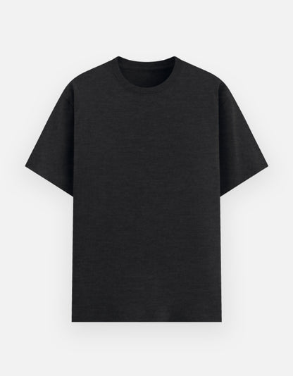 Heather Black Essential T-Shirt