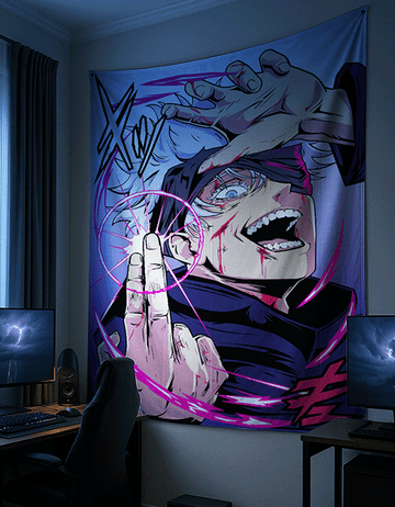 Gojo Anime Tapestry