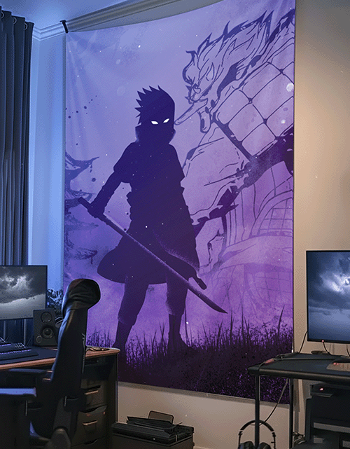 Sasuke Anime Tapestry