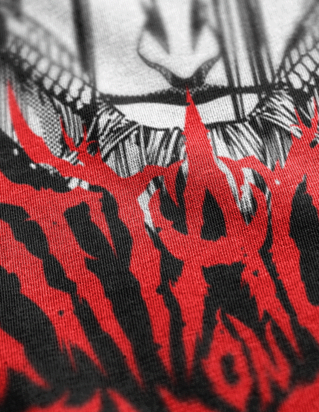 Rumbling Acid Washed Oversized Tee