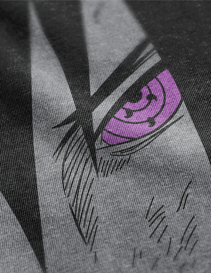 Sasuke Uchiha Printed Acid Washed Oversized Tee