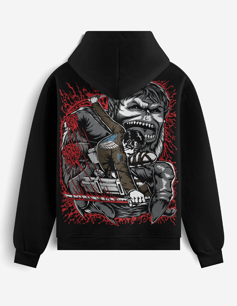 Levi Ackerman Oversized Hoodie