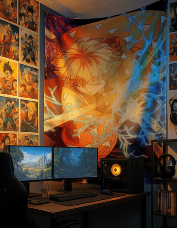 Zenitsu Anime Tapestry