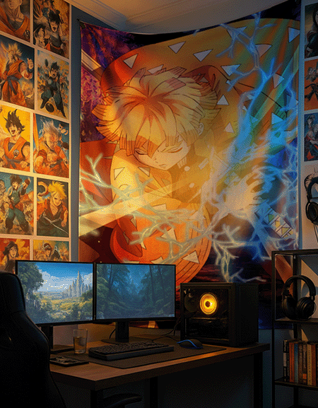 Zenitsu Anime Tapestry