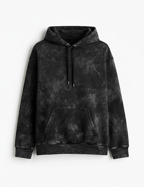 4 Sharingan Acid Washed Hoodie – 300 GSM