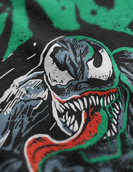 Venom Graphic Oversized Sweatshirt