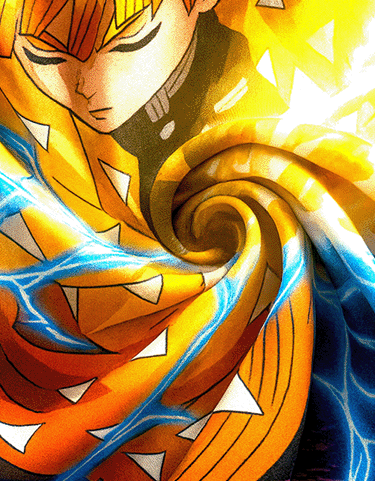 Zenitsu Anime Tapestry