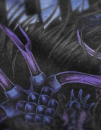 Kaidou Acid Washed Oversized Tee