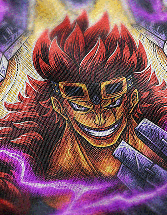 Eustass Kid Acid Washed Oversized Tee