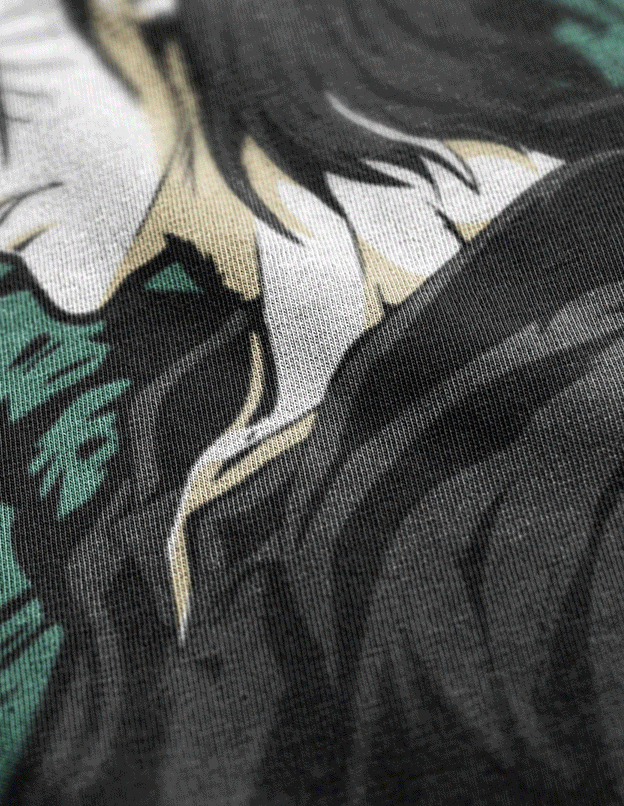 Ore Wa Eren Acid Washed Oversized Tee