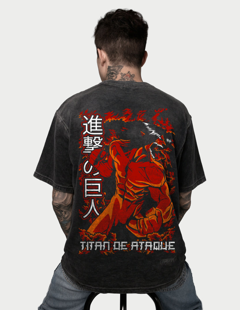 AOT Acid Washed Oversized Tee