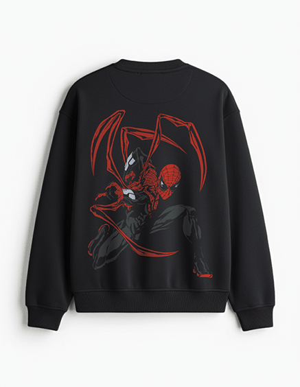 Spiderman Graphic Oversized Sweatshirt