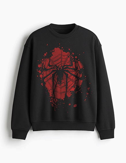 Spiderman Graphic Oversized Sweatshirt