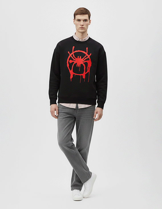 Spiderman Graphic Oversized Sweatshirt V2