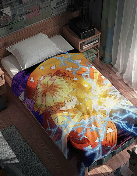 Zenitsu Anime Tapestry