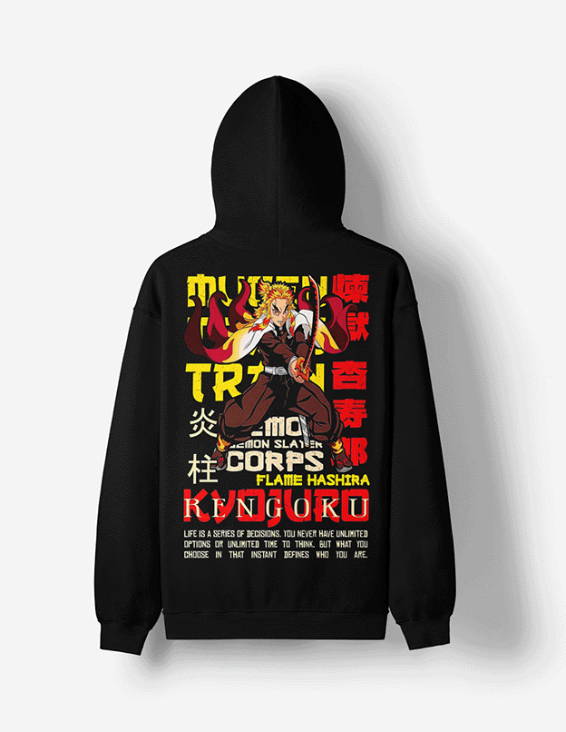Kyojuro Rengoku Oversized Hoodie