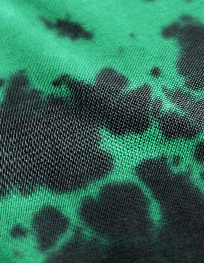 Green Tie Dye Oversized Tee